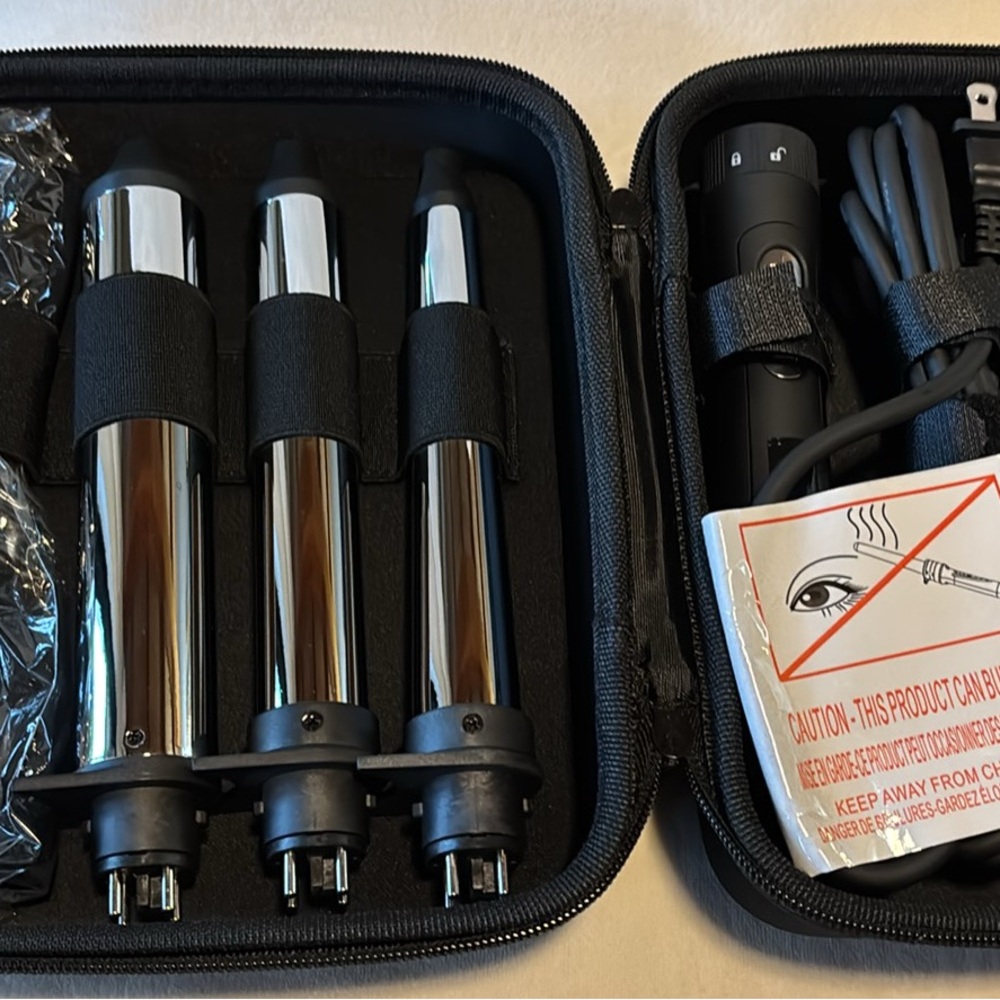 Amika Chameleon 5 Barrel Curling Wand Set – NEW